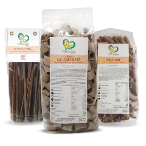 Pasta with hemp flour